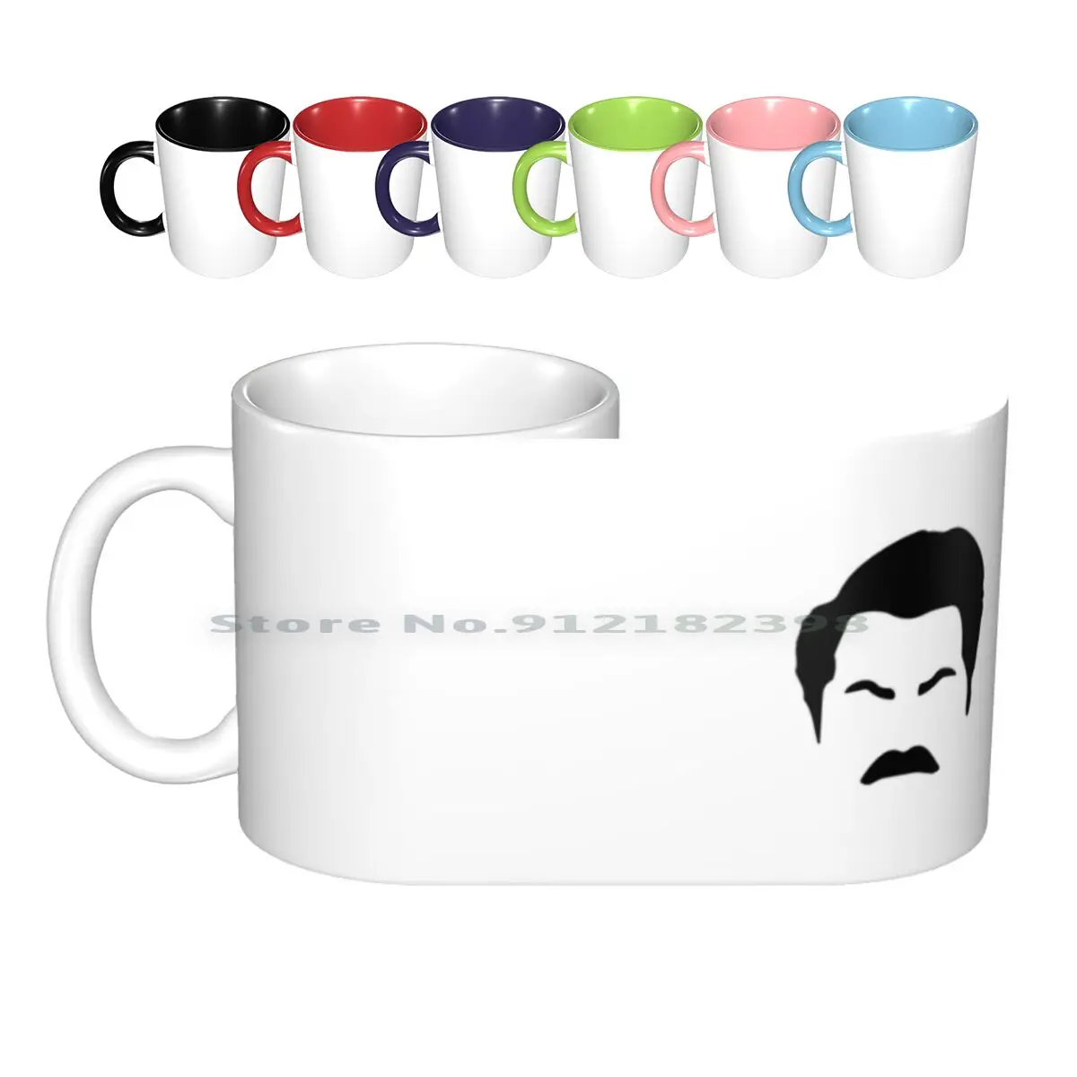 

Ron Swanson Ceramic Mugs Coffee Cups Milk Tea Mug Ron Swanson Parks And Rec Parks And Recreation Vector Simple Creative