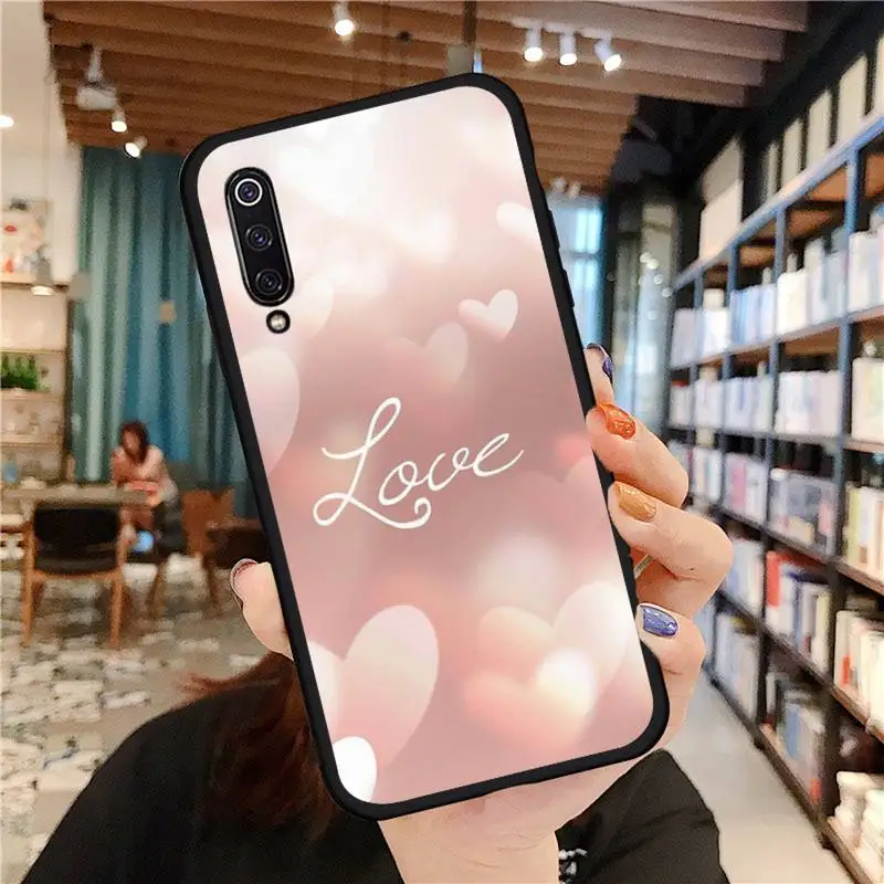

Love Heart Gold Rose Marble Stripes Phone Case For Xiaomi Redmi 7 8 9t 6 9se k20 mi8 max3 lite 9 note 9s 10 pro