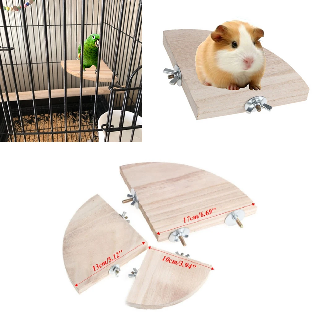 Деревянная игровая подставка для птиц шиншиллы хомяка товары домашних животных |