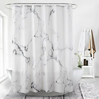 180180cm 200cm easy clean shower curtain bathroom bath curtains marble pattern shower curtain water proof no chemical odor