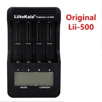 liitokala lii 500 18650 lcd display charger 26650 21700 14500 10440 4 slots nimh li ion smart universal battery charger