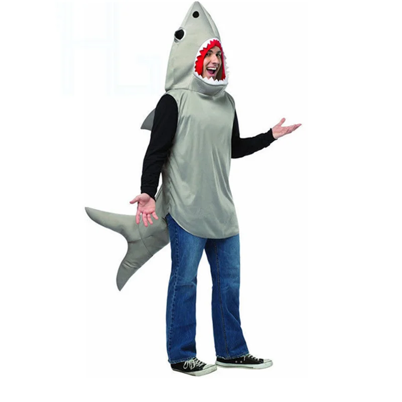 Костюм для косплея на Хэллоуин с изображением морской акулы от AliExpress WW