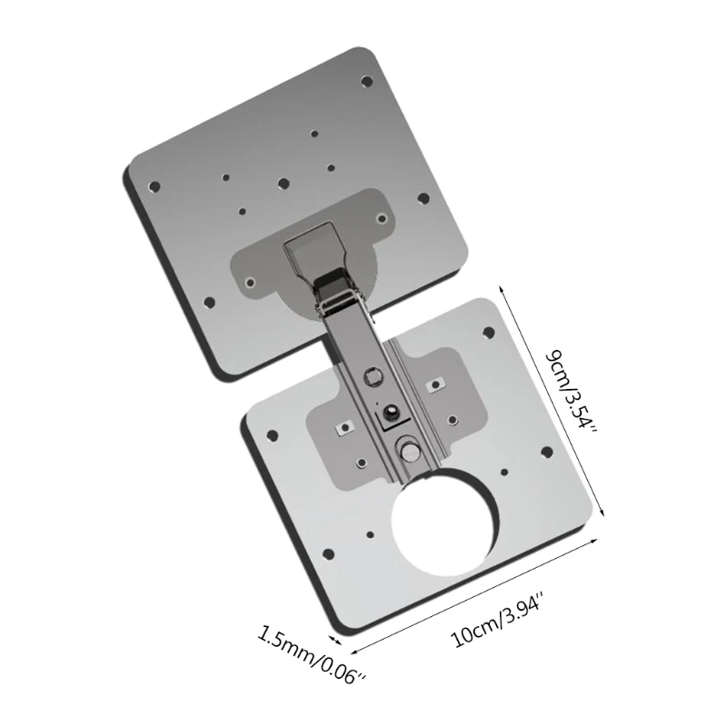 

2021 New New Stainless Steel Hinge Repair Plate Hinge Mounting Plate for Cabinet