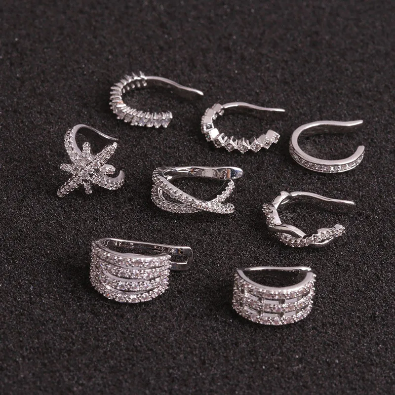 U образный зажим для ушей спиральный хряща поддельные ювелирные изделия пирсинга