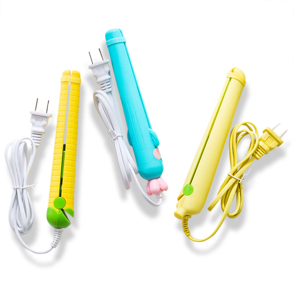 

Hair Curler Straightener 2 in 1 Mini Flat Iron Hairs Straightening Corrugated Tong Blower Hair Curler Styling Tool Accessories