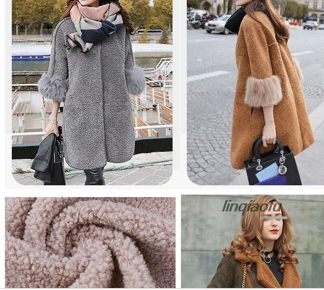 Толстый мех уток вязание маленькая Тедди муравьиная ткань плюшевая ткань|Ткань| |