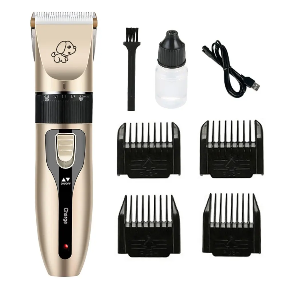 

Dog Shaver Clipper For Grooming Kit Rechargeable Cordless Quiet Electric Hair Clippers Set For Puppy Cats Pets
