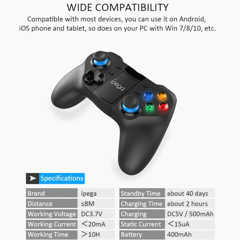 DishyKooker IPEGA Беспроводной Bluetooth геймпад Pubg MOBA мобильный телефон игра прямое