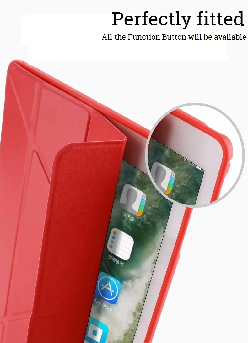 Ультра тонкий чехол для iPad mini 5 2019 A2133 A2124 Смарт Складной флип-стенд ТПУ авто-сна