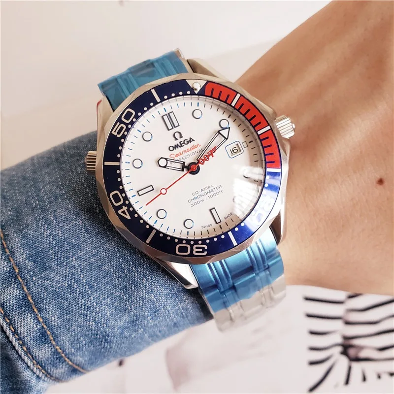 

DE VILLE Luxury Brand Ceramic Bezel Mens Mechanical Automatic Movement Men Watch Designer Watches Wrist watches