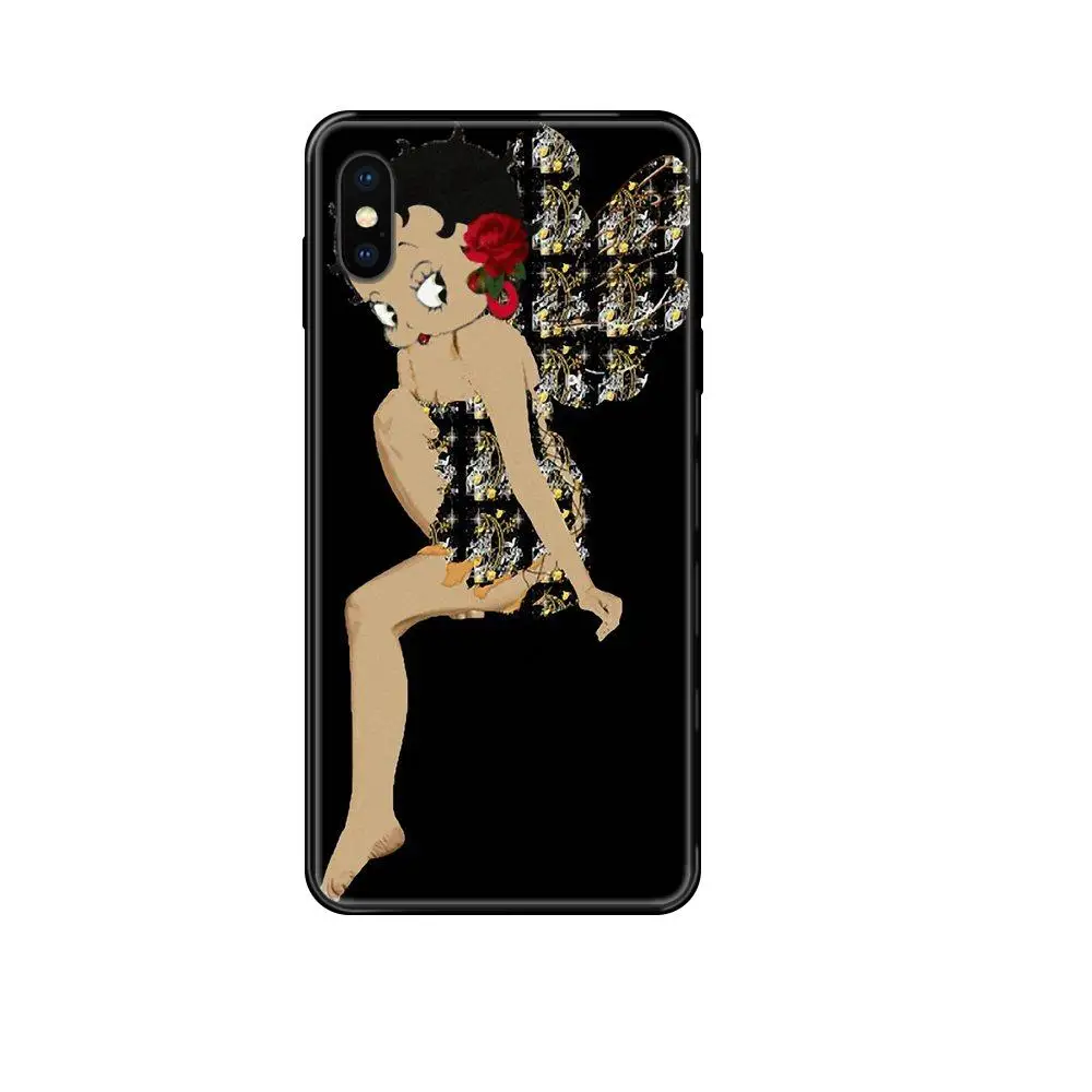 Betty Boop Sit In Cup Phone Case For Huawei P40 P30 P20 P10 P9 P8 Lite Plus Pro 2017 P Smart 2019 | Мобильные телефоны и