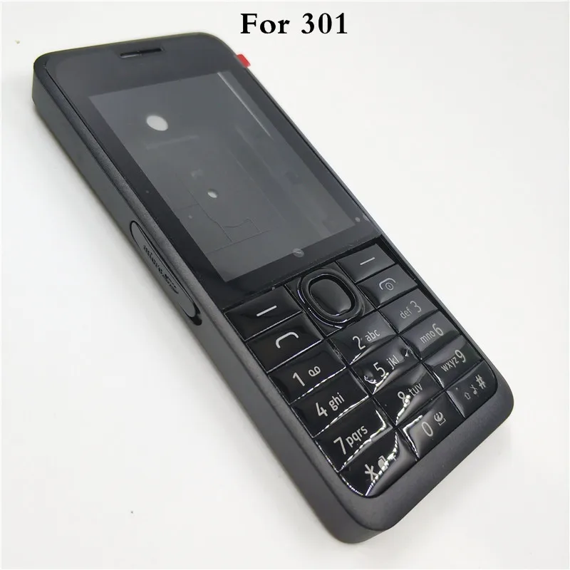 Оригинальный чехол для Nokia Asha 301 N301 с двумя картами + английская клавиатура задняя