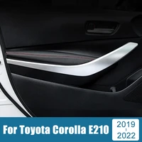 abs car door armrest frame strip trim cover for toyota corolla 2019 2020 2021 2022 e210 12th interior modification accessories