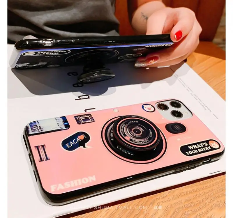 Upaitou Casing For Samsung Galaxy J2 J3 J4 J6 J7 J8 Pro Plus 2018 J5 Prime J520 Camera Retro Blu-ray Silicone Phone Case |