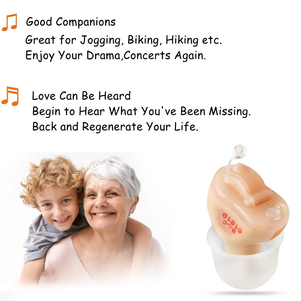 JT25 модный мини 6 канальный цифровой невидимый слуховой аппарат s портативный