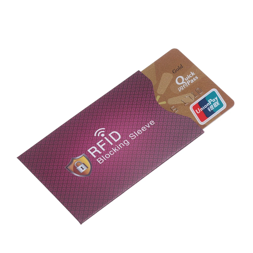 5 шт./компл. популярный унисекс Противоугонный RFID с протекторами для банковских карт блокирующий держатель карты кожаный чехол чехлы Защитный чехол для банковских карт