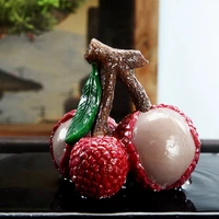 tea accessories creative resin color lychee tea pet can keep tea play ornaments