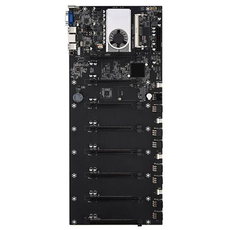 Материнская плата материнская DDR3 8XPCIE 16X Gigabit Network RJ45 порт для майнинга биткоинов BTC
