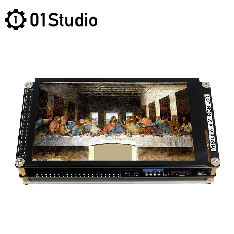Макетная плата с дисплеем 0studio DaVinci TKM32F499 Micropython ARM STM32 MCU совместимая 4 3 7-дюймовым