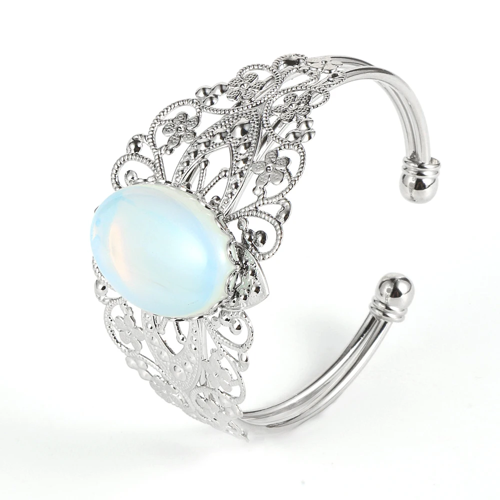 Натуральный опал оникс кристалл тигровый глаз камень браслет браслеты для