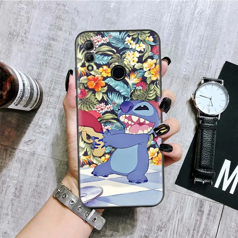 Disneys лучшие продавая Милая Черная крышка чехол для телефона для huawei Y9 Y5 Y6 Y7 Honor 10 9 Lite 9X8X8 S 8A фотоаппаратов моментальной печати 7S 7A 10i 20i V20 Coque Капа
