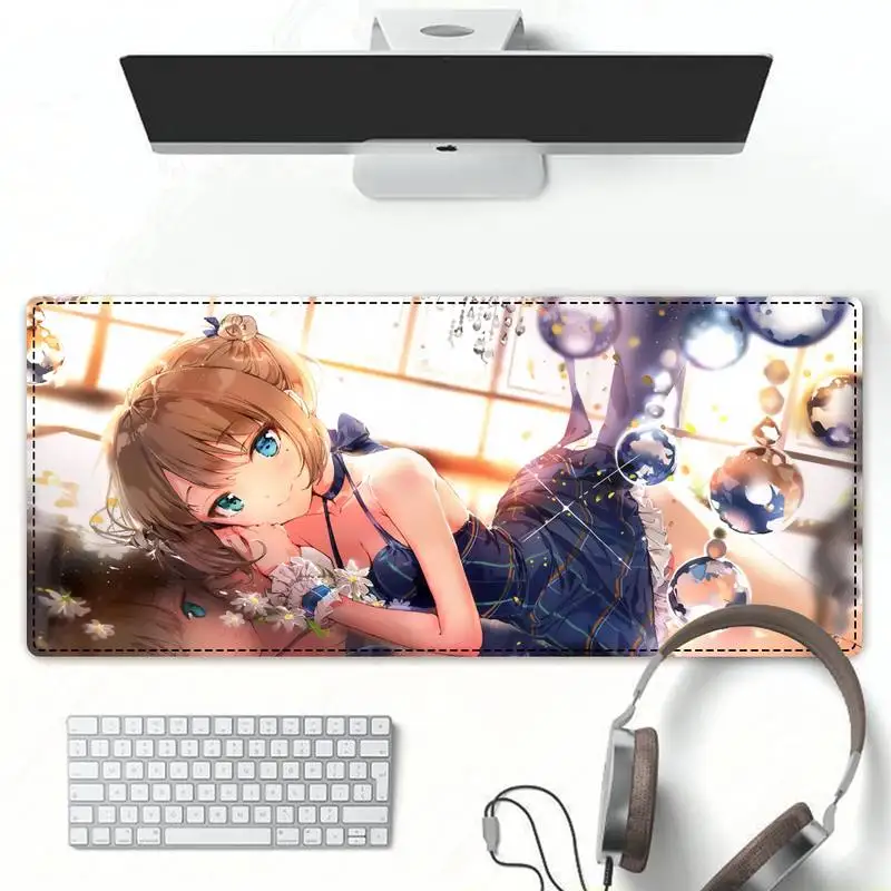 

Popolar Cinderella Girls Gaming Mouse Pad Gamer Keyboard Maus Pad Desk Mouse Mat Game Accessories For Overwatch