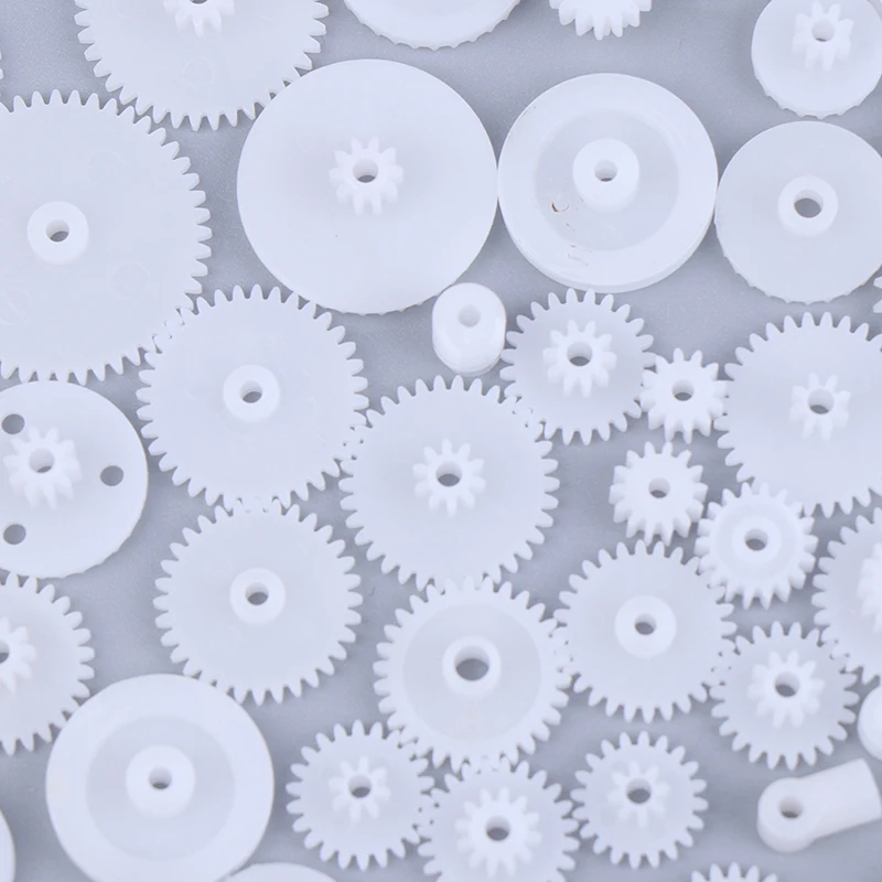

64 Kinds Plastic Shaft Single Double Layer Crown Worm Gears Cog Wheels M0.5 New
