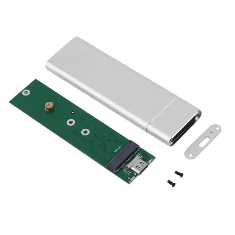 Чехол для мобильного жесткого диска с USB 3 1 на M.2 NGFF SSD Тип C адаптер карта Внешний