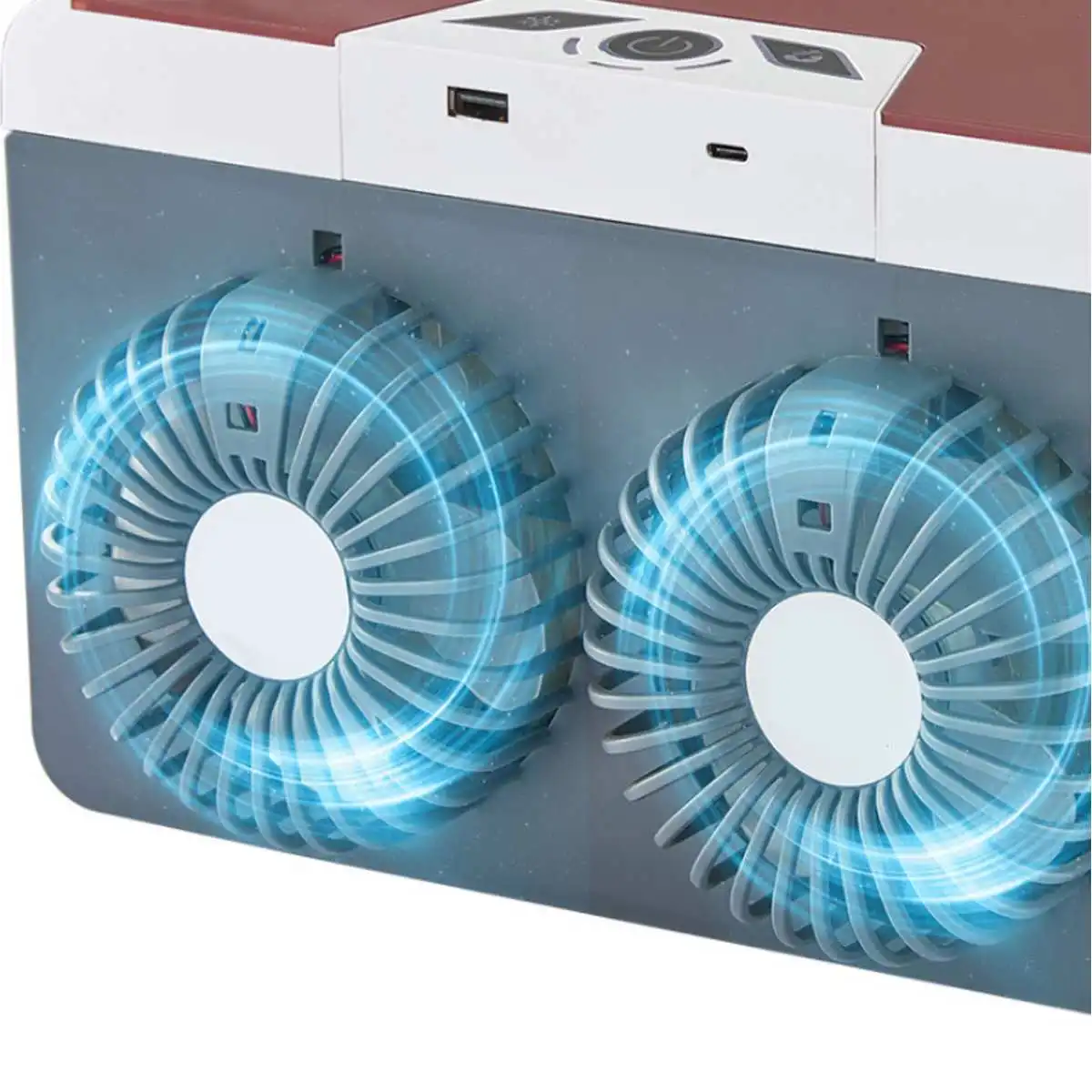 

Mini Portable Air Conditioning Home Air Conditioner Cooling Fan LED Display Mobile Car Air Cooler Humidifier Purifier Fan