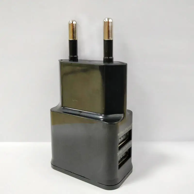 ac adapter universal dc 5v power supply 2a ac to dc 220c to 5v charger eu plug mobile phone converter power adapter double port free global shipping