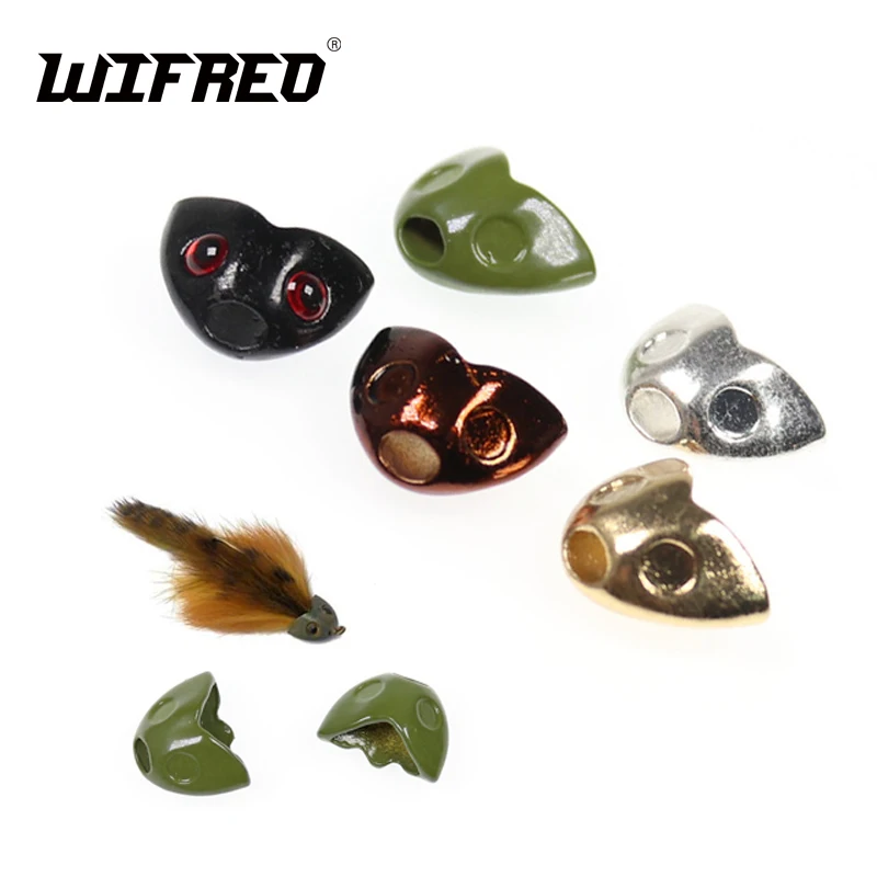 Wifreo 5 шт. маска для вязания рыбьей головы мушек размера S L Лепка шлем