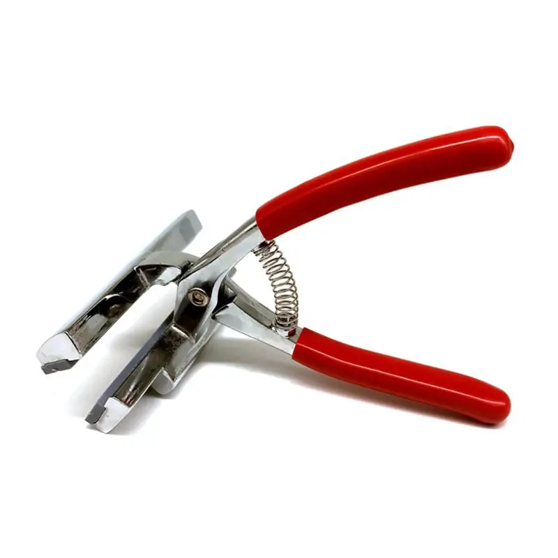 

12cm Oil Painting Pliers Clamp with Red Handle Stretched Canvas Cloth Fabric Wide Jaw Stretch Tool for Advertising Print C5AE