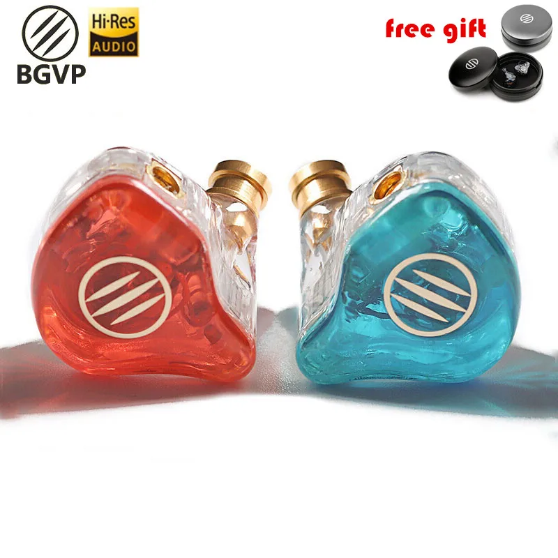 Наушники BGVP DS1 с шумоподавлением Hi-Fi DJ гибридные технологии Внутриканальные