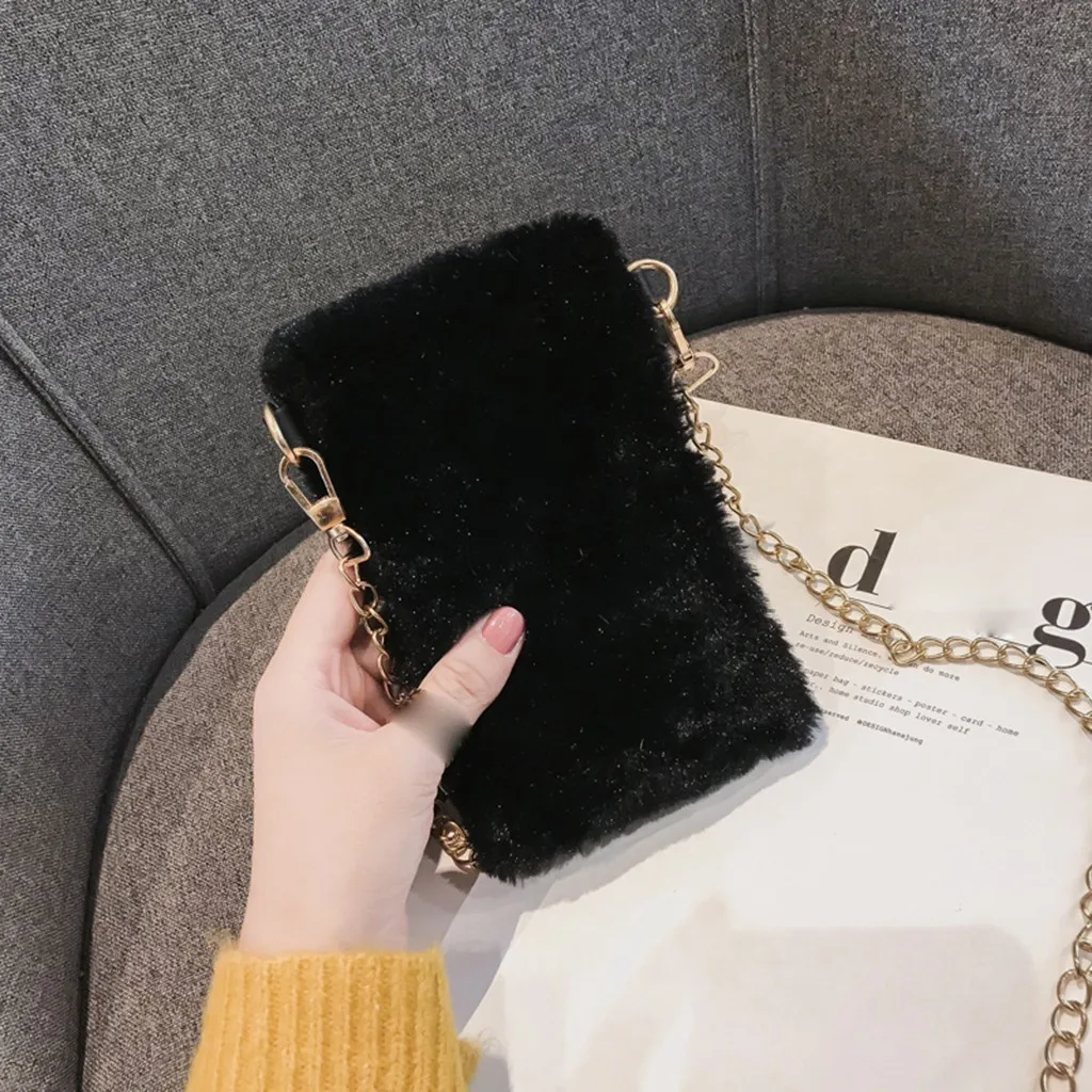 Женская элегантная мини-сумка через плечо для помады женские модные однотонные