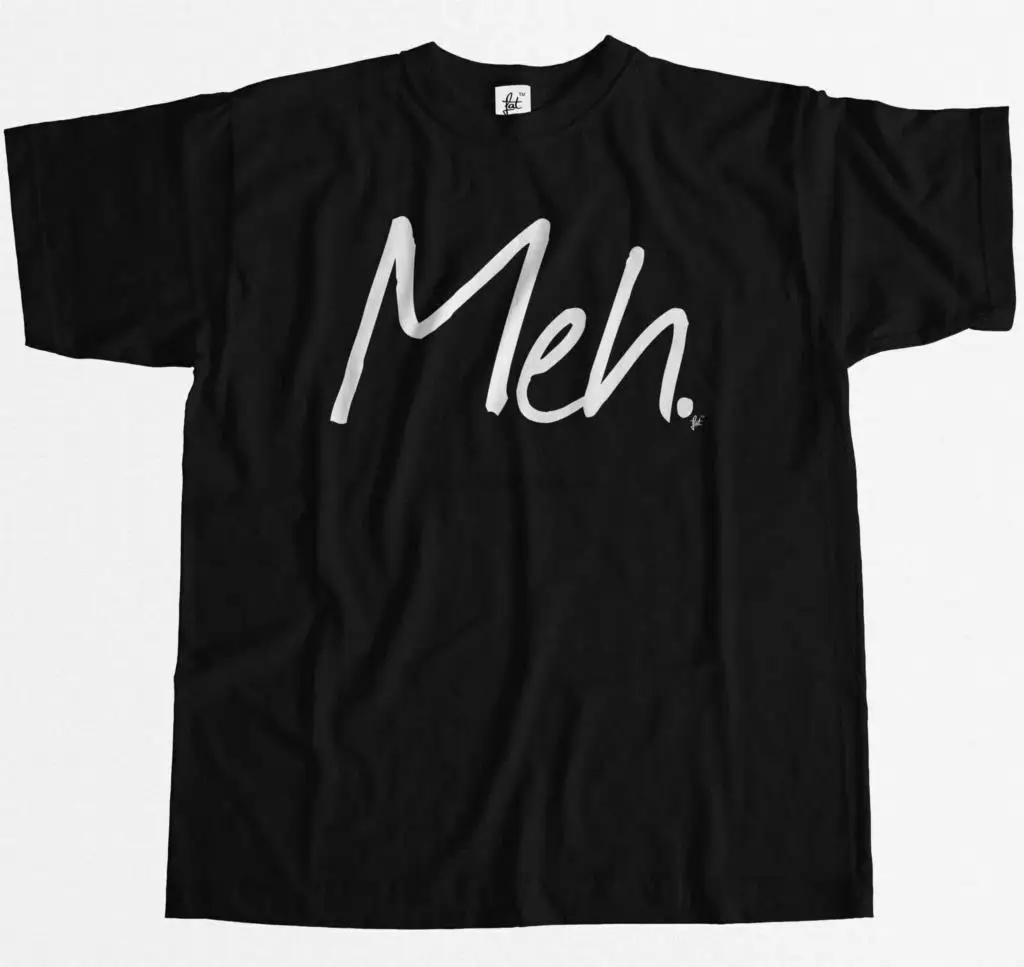 Meh компьютерный рыцарь слоган Nerd забавная Мужская футболка | одежда
