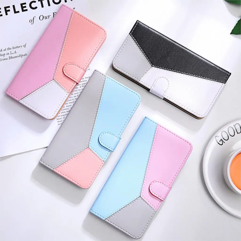 Разноцветные кожаный чехол-книжка с бумажником для samsung Galaxy Note 10 Pro S7 S8 S9 S10 плюс A10 A20 A30 A40 A50 A50S A70 чехол для телефона