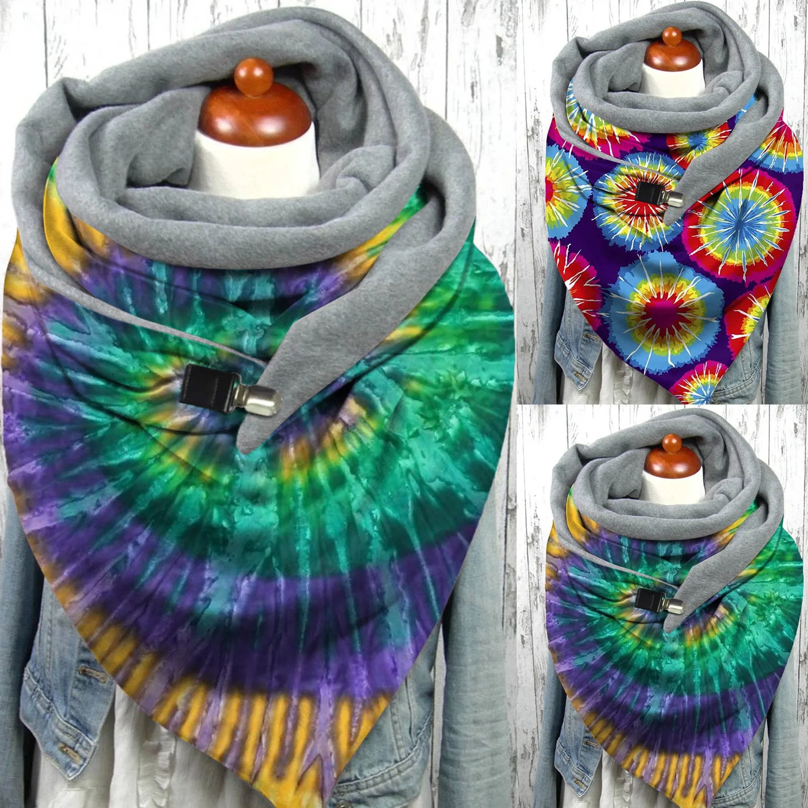 2020 весенне-зимний женский шарф-клипер теплые шарфы в стиле бохо шали модная