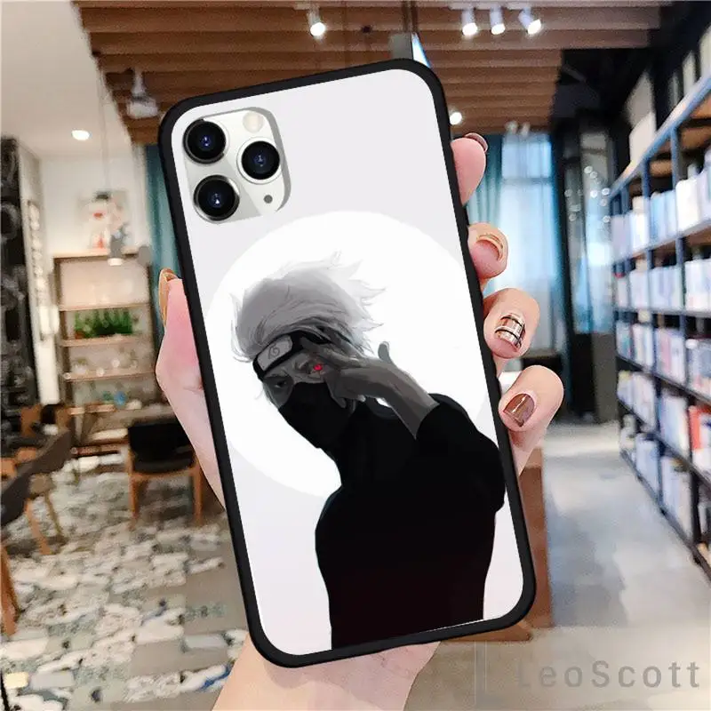 

Naruto Kakashi Japan Anime Phone Case For iphone 8 11 12 Redmi note 8 9 s huawei p 30 pro lite plus cover shell funda