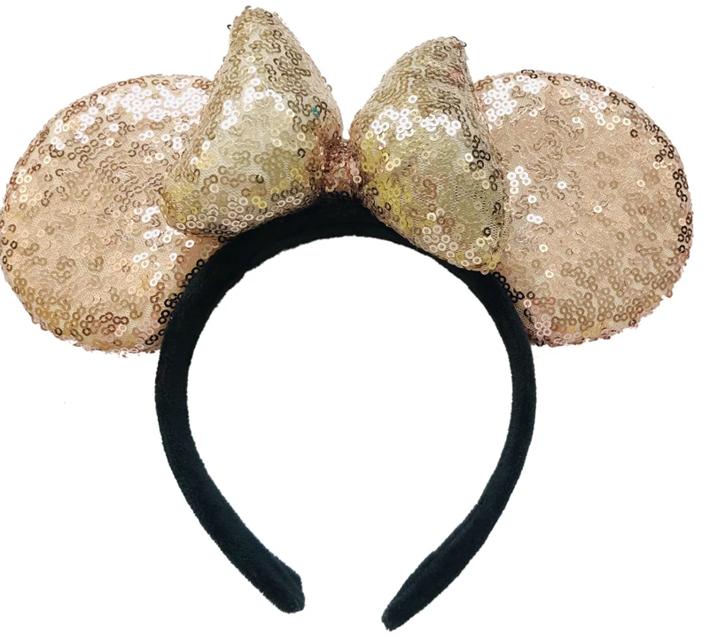 headband 21 Рождественские повязки Минни Мышь уха головной убор, резинка для волос для Для женщин утепленные блесток 3D с нарисованной длинноволосой девочкой аксессуары День рождения - Цвет: headband 21