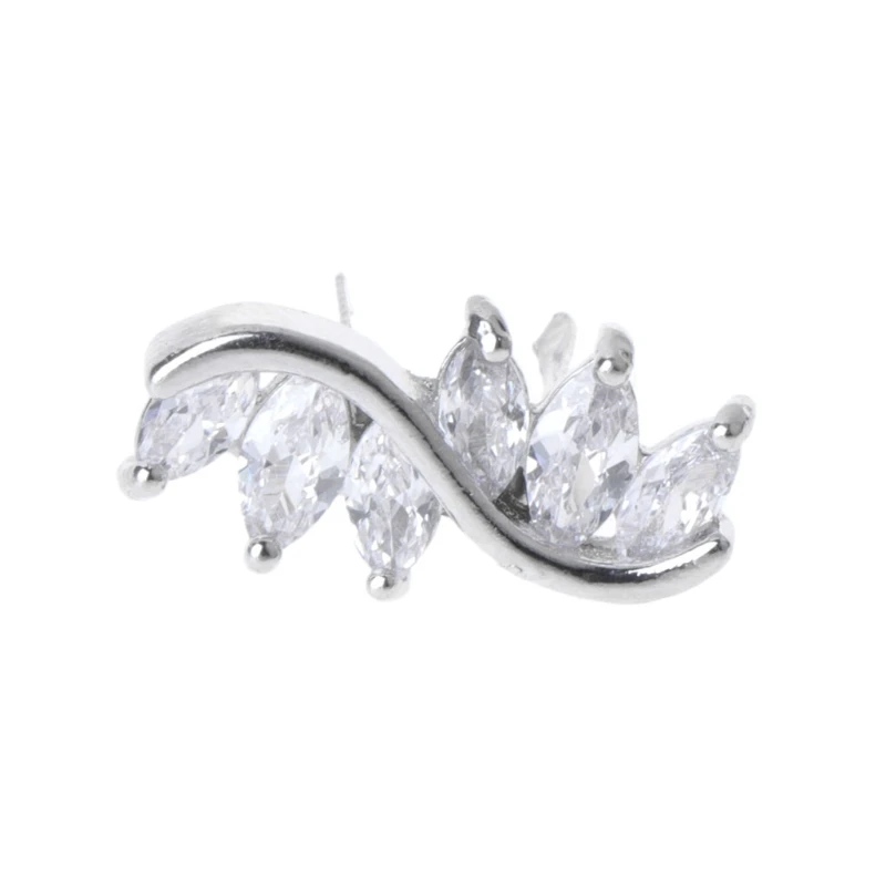3 1Pc Rhinestone Shoes Clip Ornament Decoration Bridal Wedding Flower Charm Metal - Цвет: 3