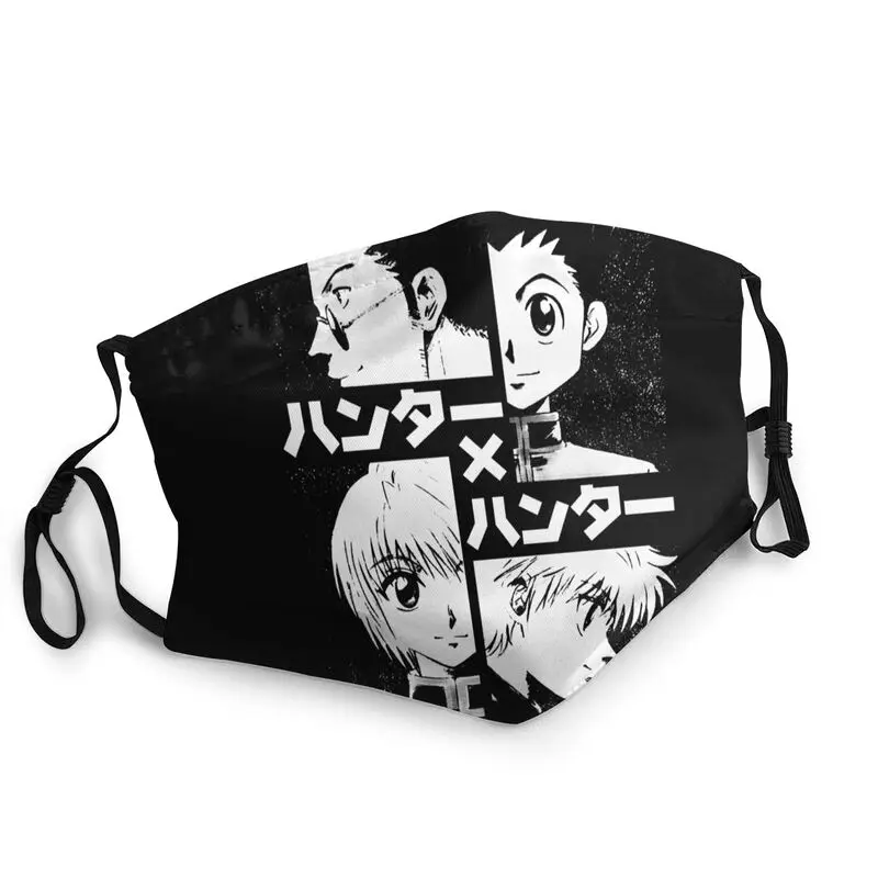 

Маска Hunter X Hunter, одноразовая, унисекс, для взрослых, Killua Zoldyck, японское аниме манга, маска для рта и лица, защитный респиратор Муфель