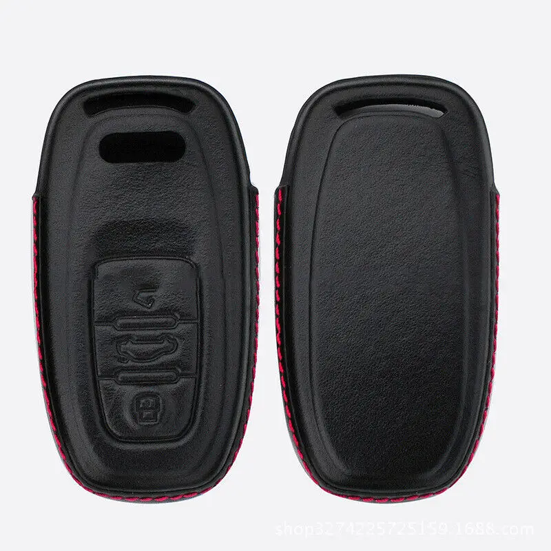 Чехол для автомобильного ключа из натуральной кожи Audi A5 A6 RS7 S5 Q5 Smart Key |