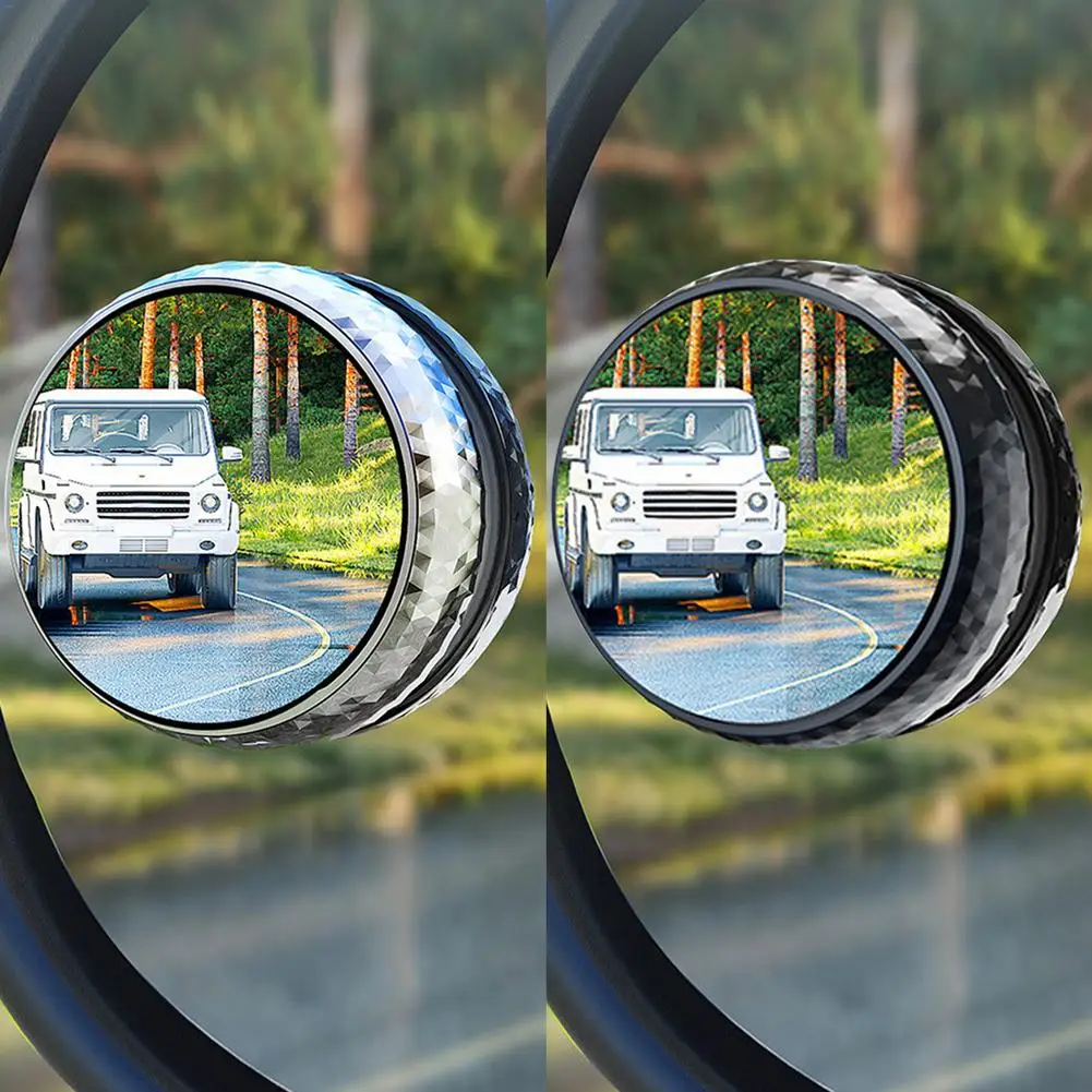 

360-degree Wide Angle Adjustable Rotation Round Car Goods Car Rearview Auxiliary Blind Spot Mirror Car Accessories