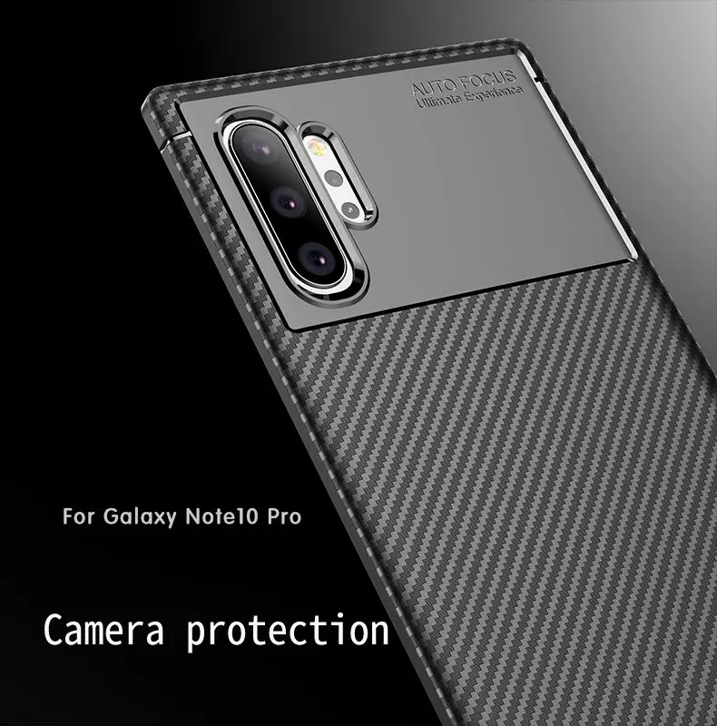 Чехол из углеродного волокна кремнезема для samsung Galaxy S9 Note10 Plus, чехол из ТПУ для samsung Note10 S9plus Galaxy Note9