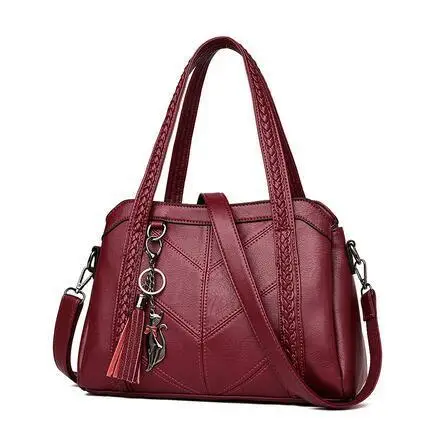 Pu Woman Package 2019 Tassels Hundred Hand Handbag Single Shoulder Span |