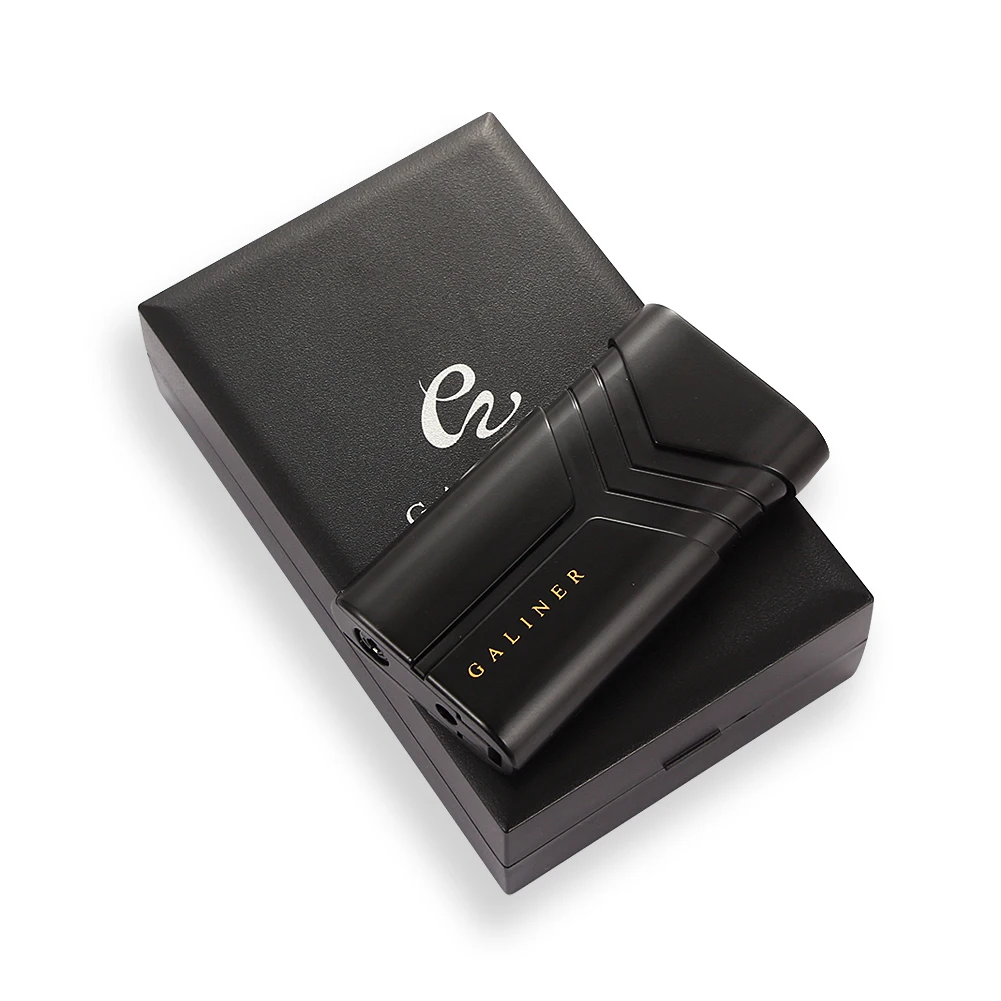 

GALINER Portable Cigar Lighter 2 Jet Flame Torch Butane Gas Cigarette Lighters Windproof Ignition Tool Gift Box With Cigar Punch