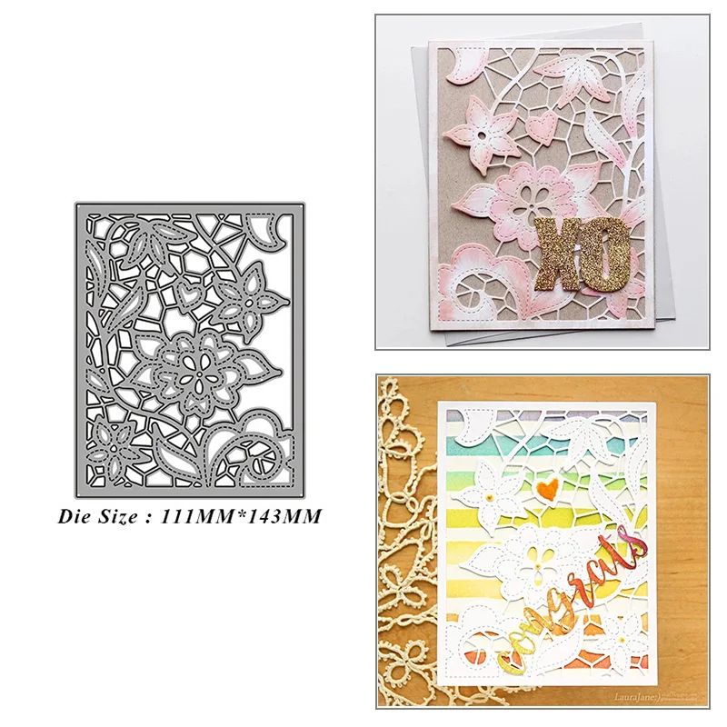 

Rectangular Background Fram Metal Cutting Dies for DIY Scrapbook Album Paper Card Decoration Crafts Embossing 2021 New Dies