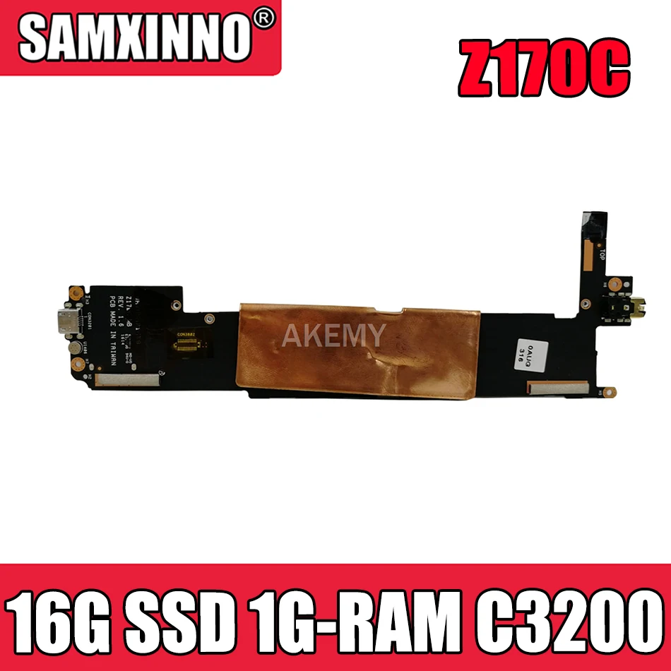 

original For Asus ZenPad C 7.0 Z170C Tablets motherboard mainboard logic board W/16G SSD 1G-RAM C3200