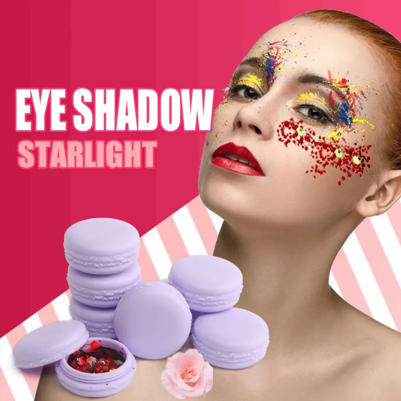 Фестиваль Танцевальная вечеринка макияж тени для век блестки пайетки глаз и лица