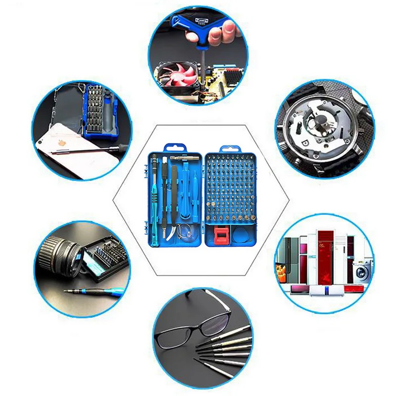 

Newest Drop 108 in 1 Screwdriver Set Multi-function Computer Mobile Phone Digital Electronic Device Repair Hand Home Tools Bit